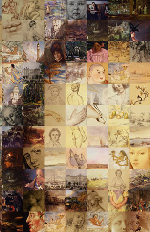 Mona Lisa Remastered detail